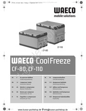 Waeco CoolFreeze CF-80 Gebruiksaanwijzing