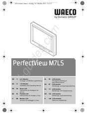 Dometic GROUP WAECO PerfectView M7LS Montagehandleiding En Gebruiksaanwijzing