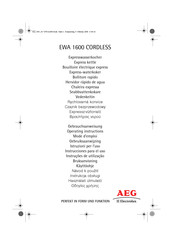 AEG Electrolux EWA 1600 CORDLESS Gebruiksaanwijzing