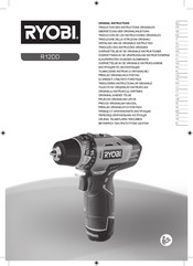 Ryobi R12DD Vertaling Van De Originele Handleiding