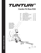 Tunturi Cardio Fit Row R30 Handleiding