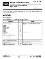 Toro 133-0152 Installatie-Instructies