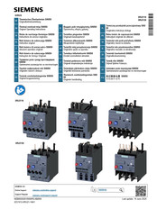 Siemens SIRIUS 3RU2116 Originele Handleiding