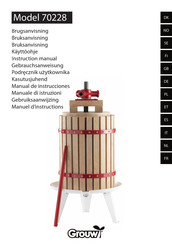 Grouw 70228 Gebruiksaanwijzing