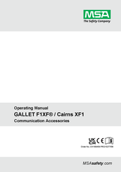 MSA Gallet F1XF Handleiding