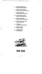 Faust VIS 250 Gebruiksaanwijzing