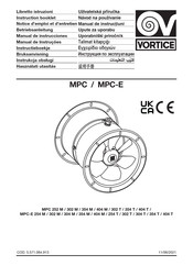 Vortice MPC-E 354 T Instructieboekje