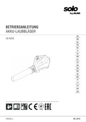 AL-KO solo LB 4250 Handleiding