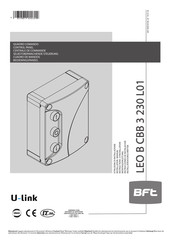 BFT LEO B CBB 3 230 L01 Installatievoorschriften