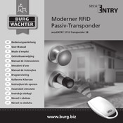 Burg Wächter secuENTRY 5710 Transponder SB Gebruiksaanwijzing