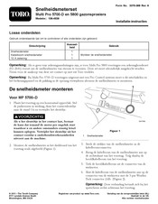 Toro Multi Pro 5800 Installatie-Instructies