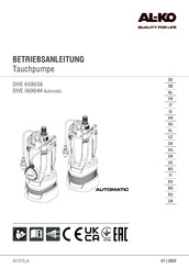AL-KO DIVE 5600/44 Automatic Handleiding
