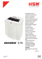 HSM SECURIO C 14 Gebruiksaanwijzing