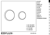 ESYLUX AIL 110 LED HF Installatie- En Gebruikershandleiding