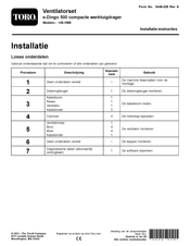 Toro 145-1855 Installatie-Instructies