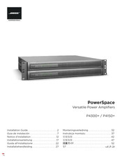 Bose Professional PowerSpace P4300+ Installatiehandleiding