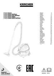 Kärcher T 11/1 Classic Originele Gebruiksaanwijzing