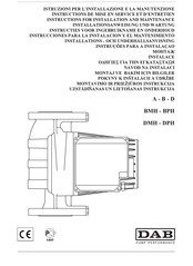 DAB BPH 120/340.65 T Instructies Voor Installatie En Ingebruikname