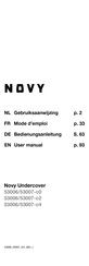 Novy Undercover 53006-c0 Gebruiksaanwijzing