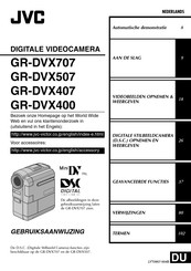 JVC GR-DVX707 Gebruiksaanwijzing