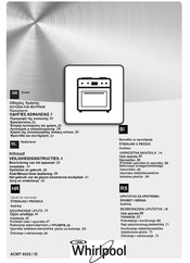 Whirlpool ACMT 6533 / IX Bedienings- En Veiligheidsinstructies