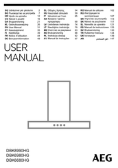 AEG DBK6980HG Gebruiksaanwijzing