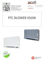 RADSON HYDRONIC PTC BLOWER 950W Handleiding