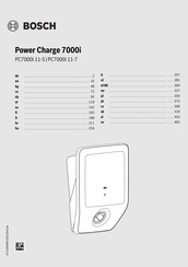 Bosch Power Charge 7000i Handleiding