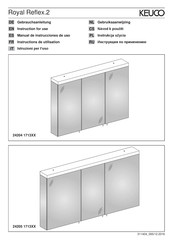 KEUCO Royal Reflex.2 24204 1713 Series Gebruiksaanwijzing