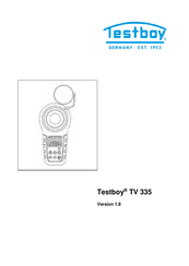 Testboy TV 335 Bedieningshandleiding