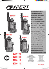 Expert E200108 Oorspronkelijke Gebruiksaanwijzing