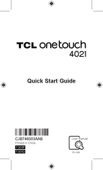 TCL T301P Snelstartgids