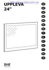 IKEA UPPLEVA 24 Handleiding