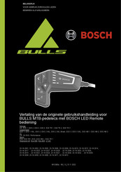 Bosch BULLS EVA 4 Gebruikershandleiding