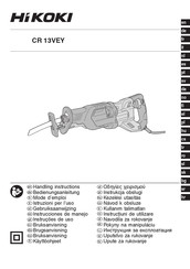 HIKOKI CR 13VEY Gebruiksaanwijzing