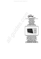 Elta MW170G/GE Gebruiksaanwijzing