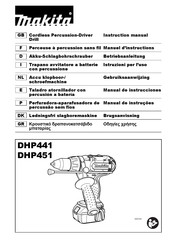 Makita DHP451 Gebruiksaanwijzing