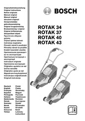 Bosch ROTAK 43 Oorspronkelijke Gebruiksaanwijzing