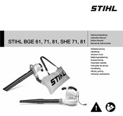 Stihl SHE 81 Handleiding