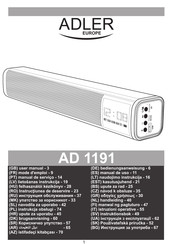 Adler europe AD 1191 Handleiding