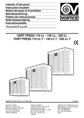 Vortice VORT PRESS 140 LL Gebruiksaanwijzing