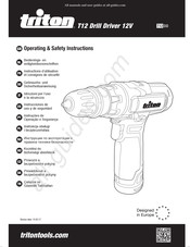 Triton T12DD Bedieningshandleiding