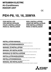 Mitsubishi Electric PEH-P20MYA Installatiehandleiding