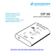 Sennheiser DSP 360 Gebruiksaanwijzing