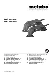 Metabo DSE 280 Intec Gebruiksaanwijzing