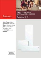 Thermor Equateur 4 Handleiding Voor Installatie En Gebruik