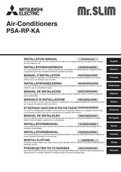 Mitsubishi Electric Mr.SLIM PSA-RP125 KA Installatiehandleiding