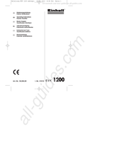 EINHELL 34.204.20 Gebruiksaanwijzing