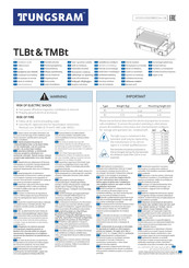 Tungsram TMBt Installatiehandleiding