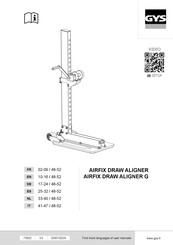 GYS AIRFIX DRAW ALIGNER G Gebruikershandleiding